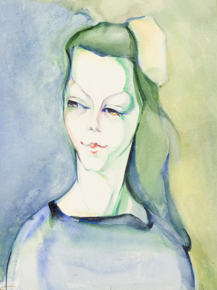 Het blauw-groene meisje